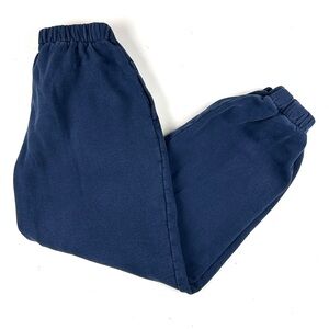Brandy Melville John Galt Jogger Sweatpants Fleece Blue One Size